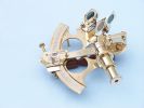 Captain's Brass Sextant with Rosewood Box 8""