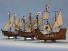 Wooden Santa Maria, Nina & Pinta Model Ship Set