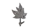 Cast Iron Maple Tree Leaf Decorative Metal Tree Branch Hook 6.5""