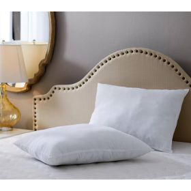 Set of 2 -Standard size Bed Pillow with Plush Polyester Fill and 2 Pillowcases