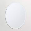 Oval Frameless 36-inch Beveled Bathroom Bedroom Living Room Vanity Wall Mirror