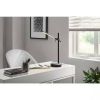 Modern LED Desk Light Table Lamp with Wireless Cell Charging Pad in Black