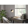 Simple Modern Metal Desk Light Table Lamp with Black Shade and Adjustable Tilt