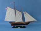 Wooden America Model Sailboat Decoration 35""