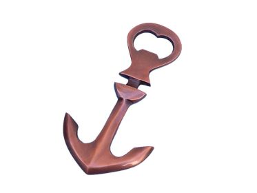 Antique Copper Anchor Bottle Opener 5""