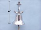 Chrome Hanging Anchor Bell 12""