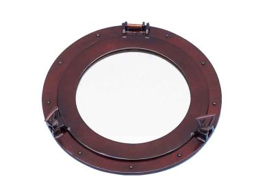 Deluxe Class Antique Copper Porthole Window 17""