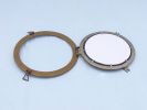 Deluxe Class Antique Brass Porthole Window 24""