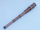 Deluxe Class Admiral's Antique Copper Spyglass Telescope 27"" with Rosewood Box