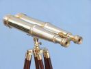 Floor Standing Admiral's Solid Brass Binoculars 62""