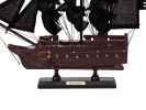 Wooden Captain Kidds Black Falcon Black Sails Model Pirate Ship 12""