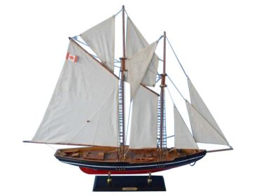 Wooden Bluenose 2 Model Sailboat Decoration 35""