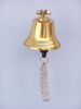 Brass Plated Hanging Harbor Bell 4""