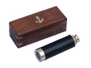 Solid Brass with Leather Spyglass 15""