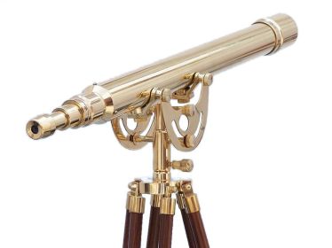 Floor Standing Brass Anchormaster Telescope 65""