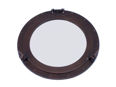 Bronze Deluxe Class Decorative Ship Porthole Window 17""