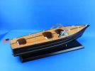 Wooden Chris Craft Triple Cockpit Model Speedboat 20""