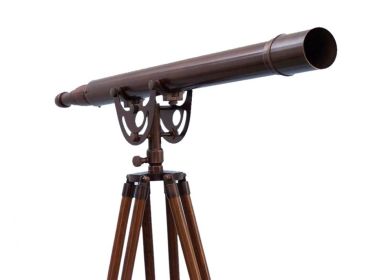 Floor Standing Bronzed Anchormaster Telescope 65""