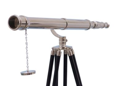 Floor Standing Chrome Galileo Telescope 65""