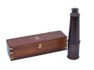 Deluxe Class Hampton Collection Bronze Spyglass With Rosewood Box 36""