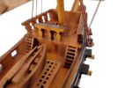 Wooden Fearless White Sails Limited Model Pirate Ship 15""