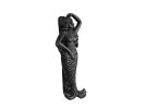 Rustic Silver Cast Iron Mermaid Door Knocker 7""