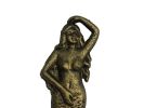 Rustic Gold Cast Iron Mermaid Door Knocker 7""