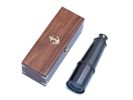 Deluxe Class Oil Rubbed Bronze Antique Admiral's Spyglass Telescope 27"" with Rosewood Box