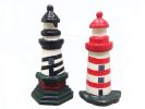 Wooden Cape Hatteras and Assateague Lighthouse Kitchen Magnets 4""