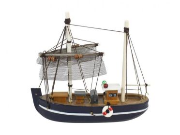 Wooden Fine Catch Model Fishing Boat 6""