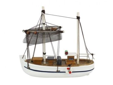 Wooden Fishing Impossible Model Fishing Boat 6""