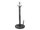 Antique Silver Cast Iron Anchor Paper Towel Holder 16""