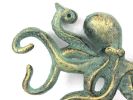 Antique Bronze Cast Iron Octopus Hook 11&quot;