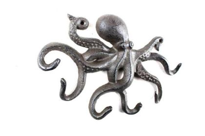 Cast Iron Octopus Hook 11&quot;