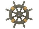 Antique Decorative Ship Wheel With Anchor 12""