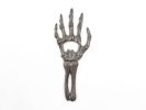 Cast Iron Skeleton Hand Bottle Opener 7""