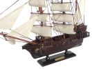 Wooden Captain Hook's Jolly Roger from Peter Pan White Sails Pirate Ship Model 20""