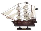 Wooden John Gow's Revenge White Sails Pirate Ship Model 20""