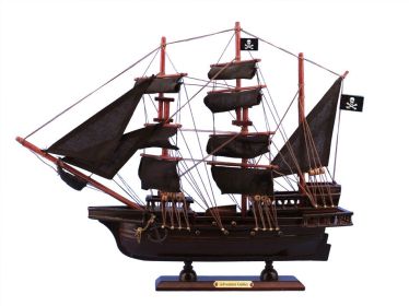 Wooden Captain Kidd's Adventure Galley Model Pirate Ship 15""