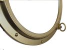 Gold Finish Decorative Ship Porthole Window 24""