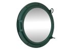 Seaworn Green Decorative Ship Porthole Mirror 24""