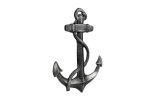 Antique Silver Cast Iron Anchor 17""