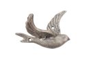 Rustic Gold Cast Iron Flying Bird Decorative Metal Wing Wall Hook 5.5""