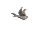 Rustic Gold Cast Iron Flying Bird Decorative Metal Wing Wall Hook 5.5""