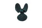 Seaworn Blue Cast Iron Propeller Paperweight 4""