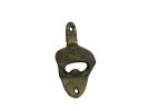 Antique Gold Cast Iron Wall Mounted Anchor Bottle Opener 3""