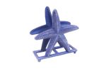 Rustic Dark Blue Cast Iron Starfish Napkin Holder 6&quot;