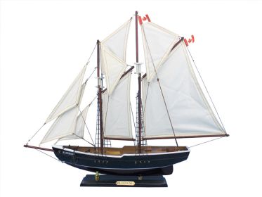 Wooden Bluenose Model Sailboat Decoration 24""