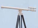 Floor Standing Brushed Nickel Griffith Astro Telescope 65""