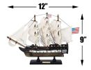 Wooden USS Constitution Limited Tall Ship Model 12""